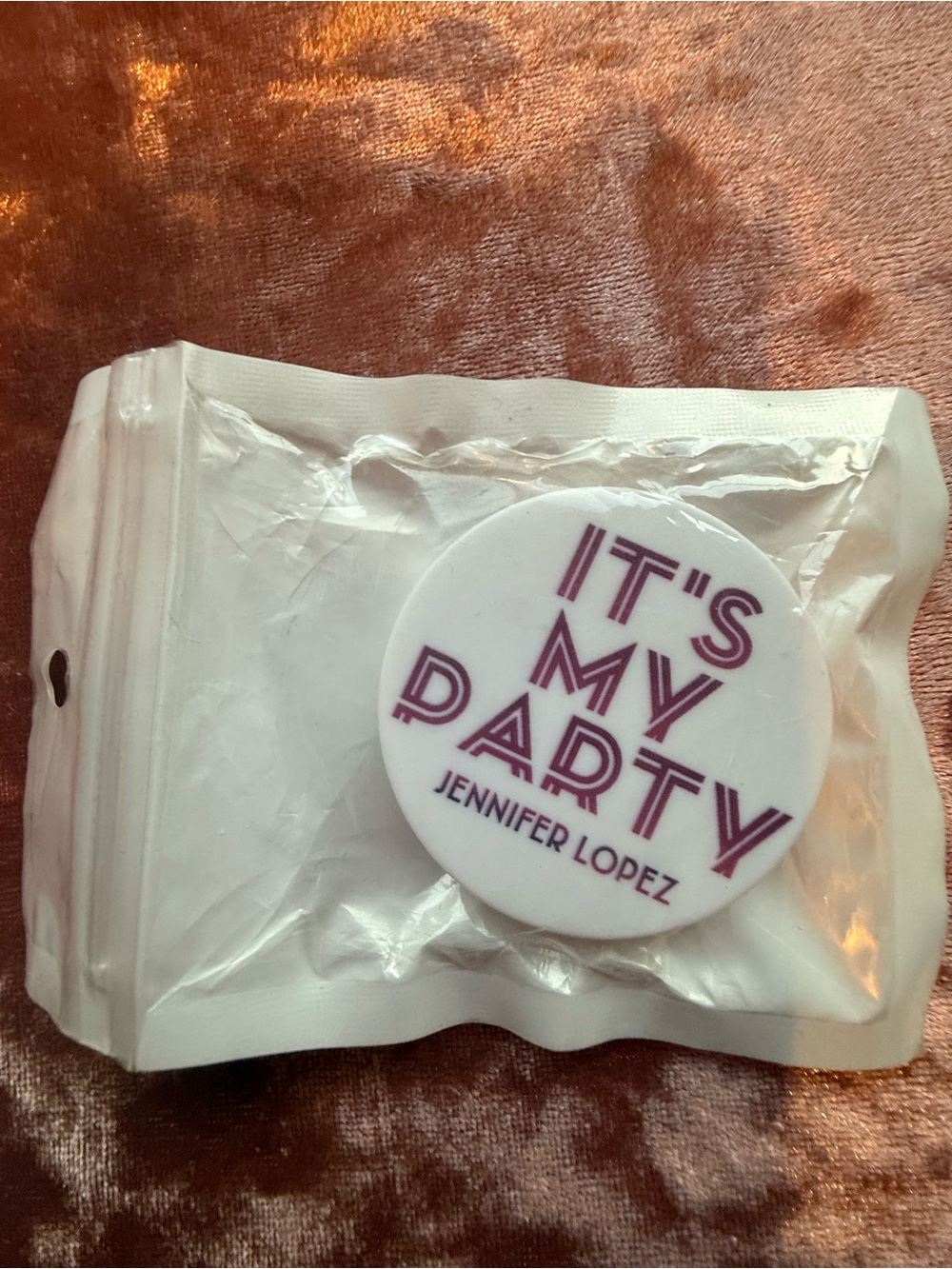 Jennifer Lopez 50th Birthday “It's My Party" Pop Socket
